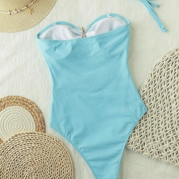 2025 Women's One-Piece Swimsuit Bathing Suit, Comfortable High-Elastic Nylon - Picture 4 of 4